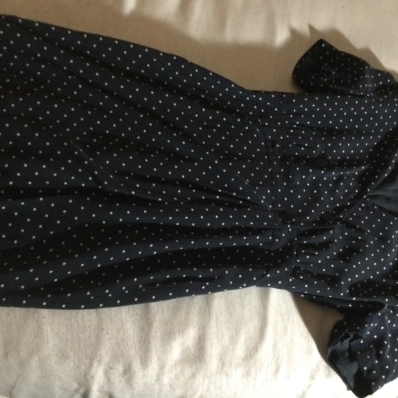Vintage Escada 100% silk dress, sz 38 below the knee polka dot - Picture 6 of 11